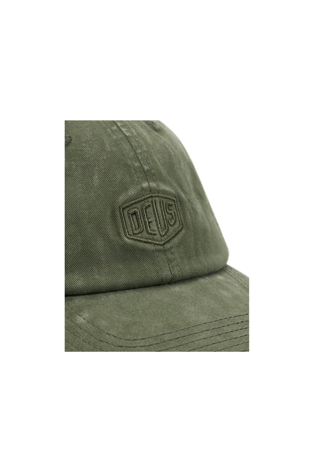 Deus Shield Garment Dyed Dad Cap Cypress Green
