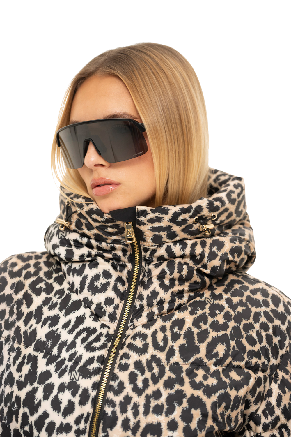 Nikkie Newport Leopard Snow Jacket Hummus