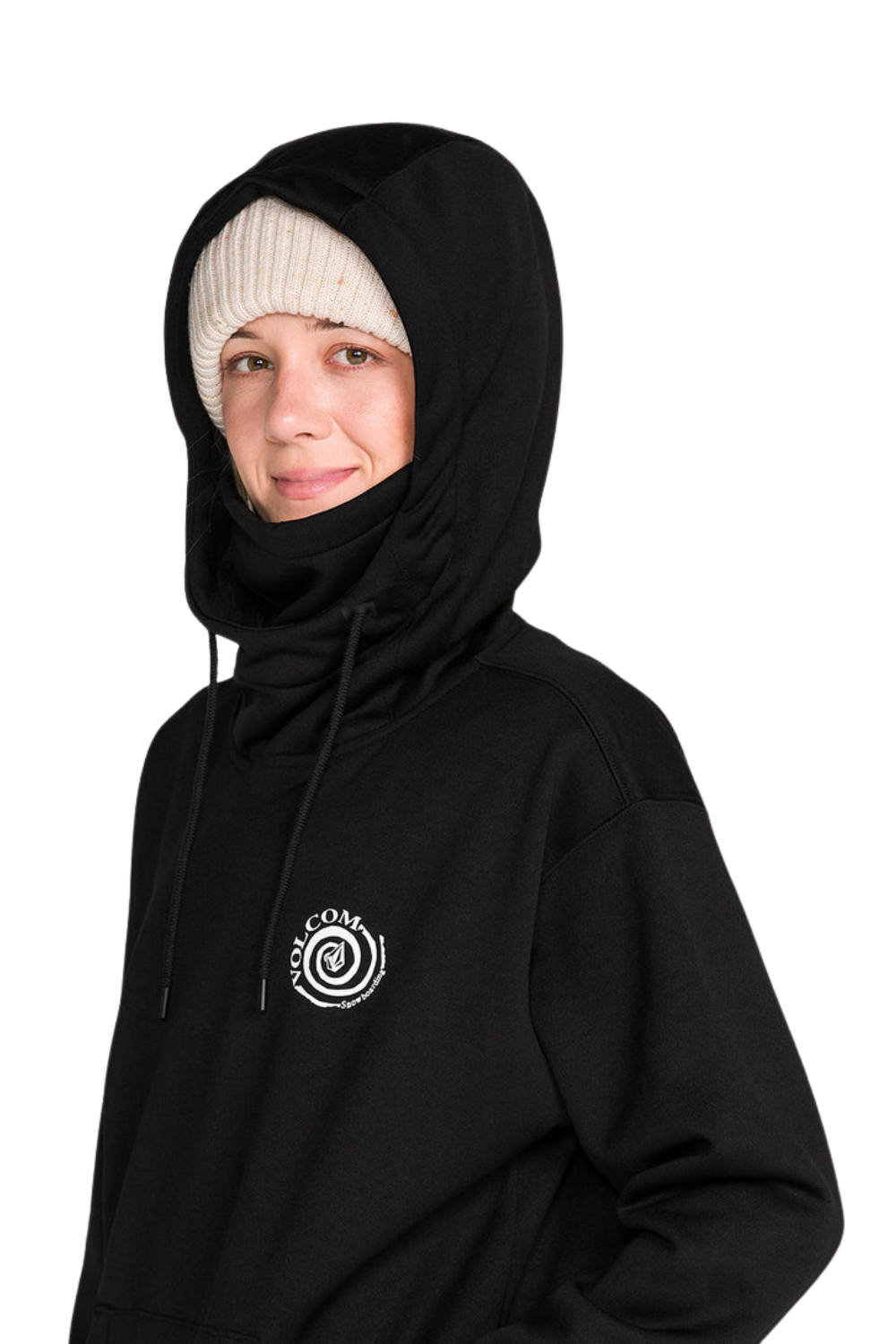 Volcom Riding Hydro Womens Hoodie Black