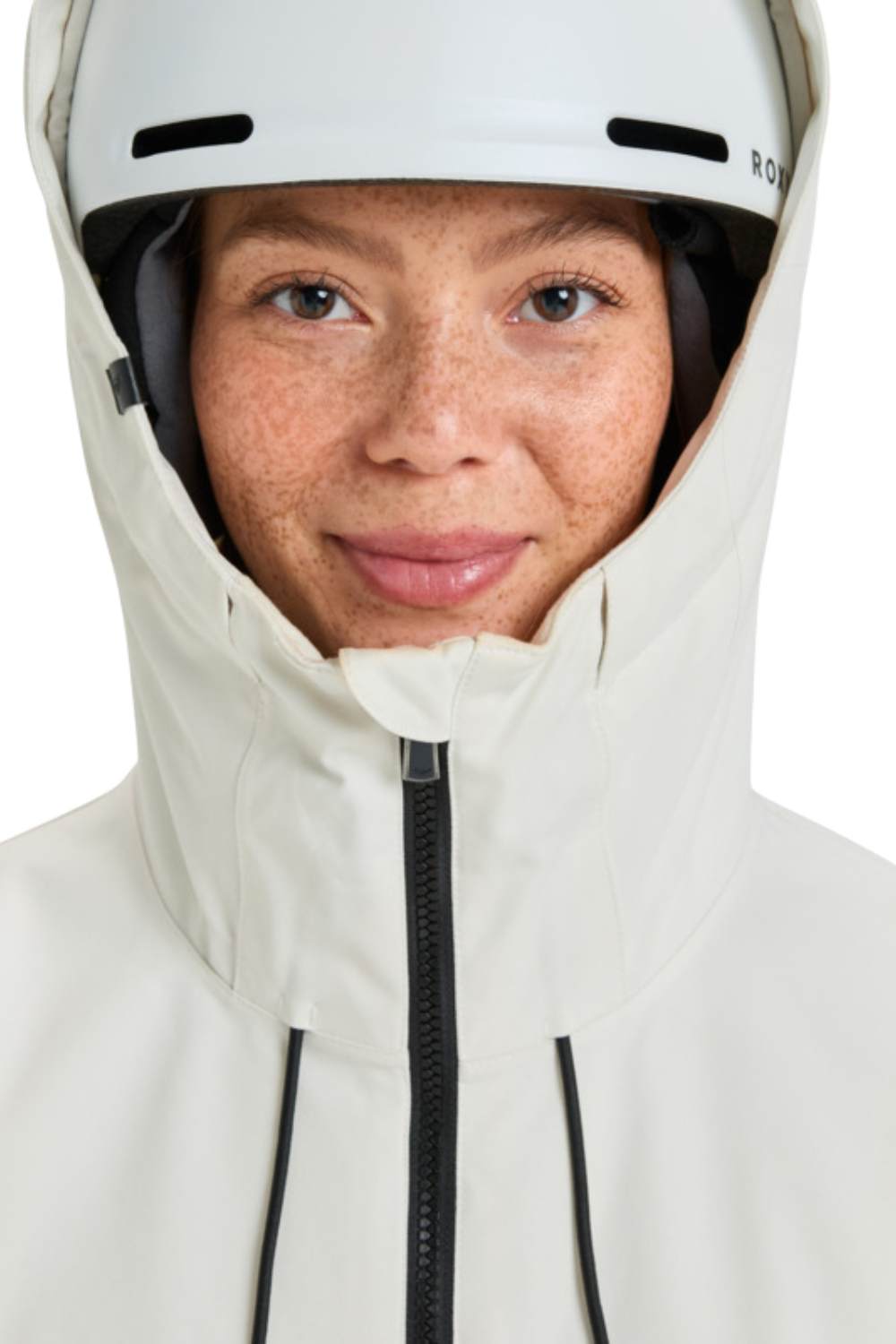 Roxy Womens Stated Technical Snow Jacket Whisper White