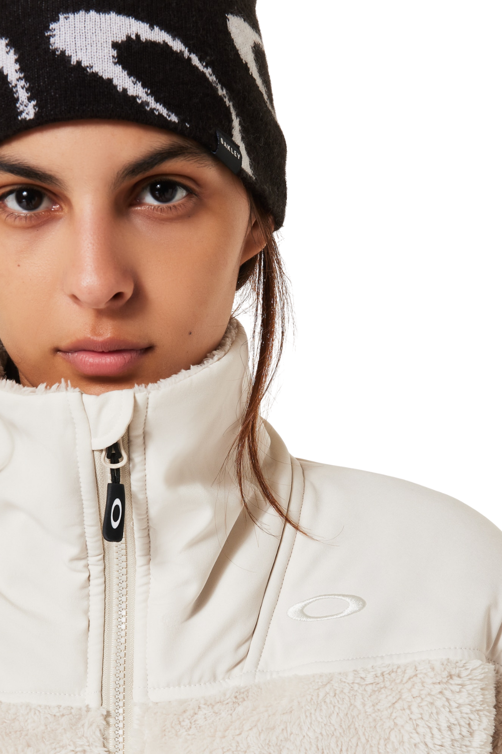 Oakley Womens Mountain Fire Sherpa Fleece Mist