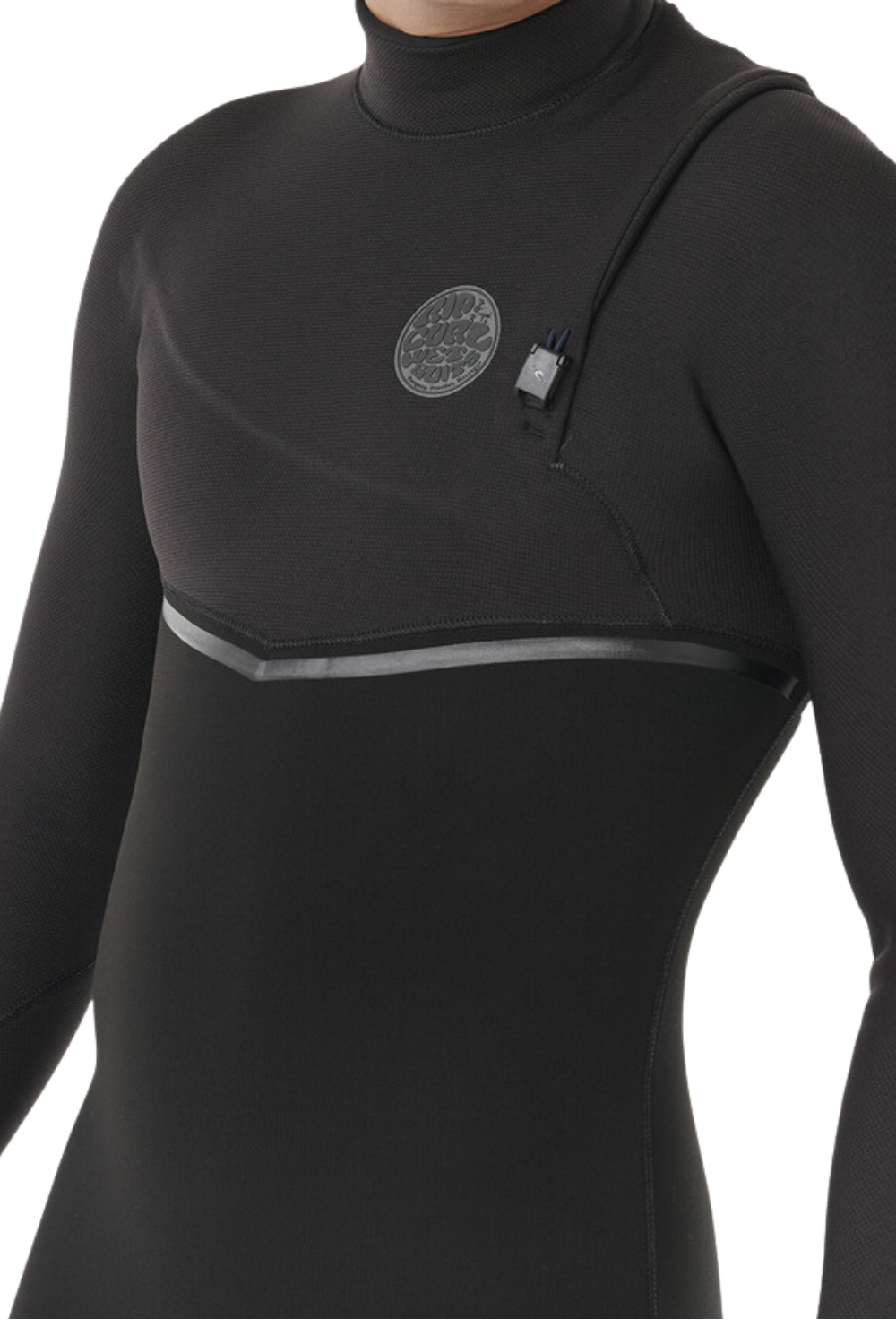 Rip Curl Mens E Bomb 5/3mm Zip Free Wetsuit Black