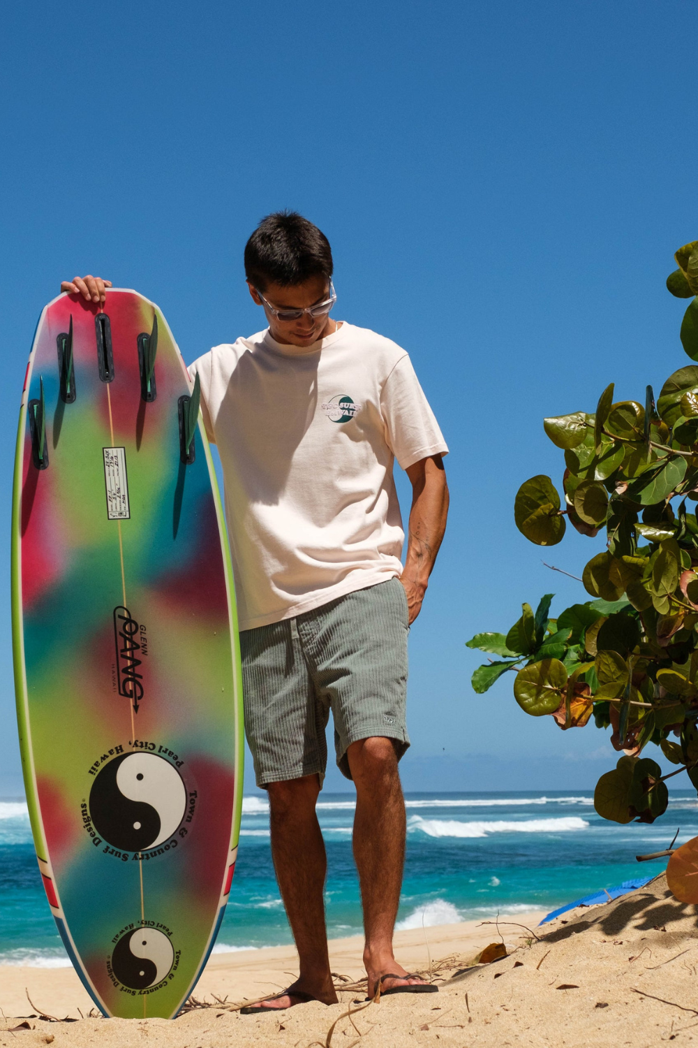 T&C Surf Designs TCSH Mens T-Shirt Used Pink