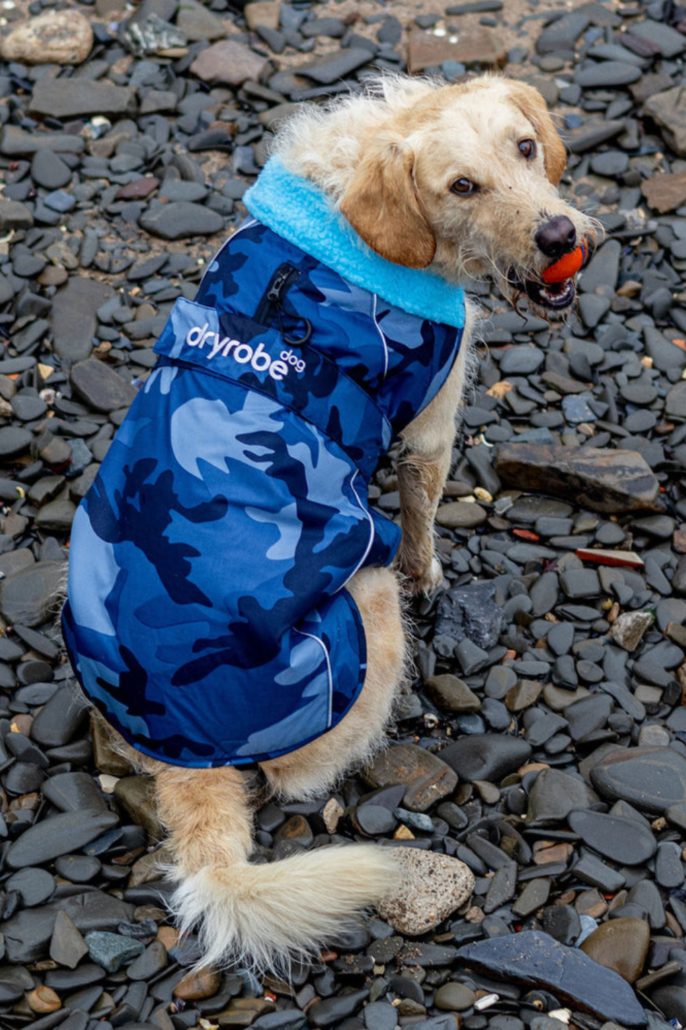 Dryrobe Dog Robe V3 Blue Camo