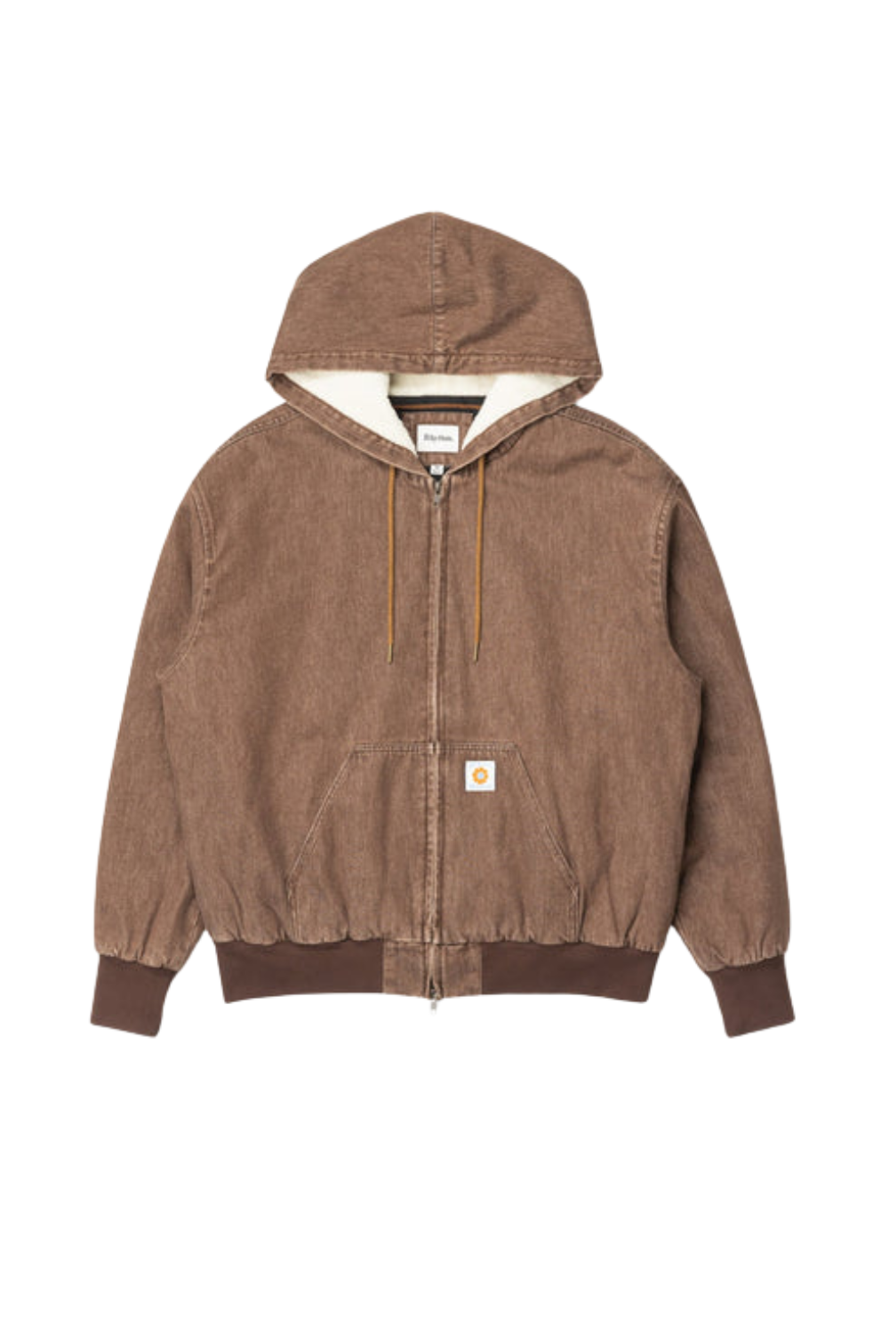 Rhythm Insulated Denim Work Jacket Washed Brown