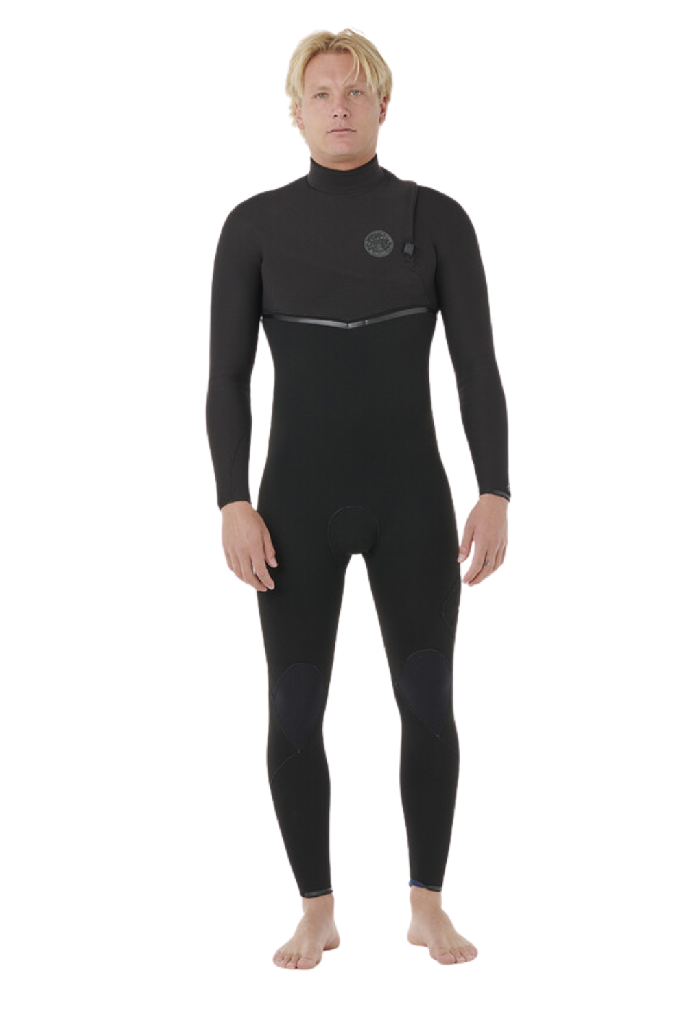 Rip Curl Mens E Bomb 5/3mm Zip Free Wetsuit Black