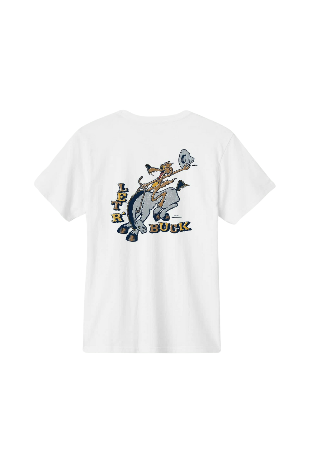 Brixton Buck Club Short Sleeve Standard T-Shirt White