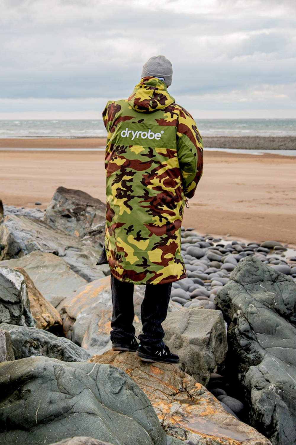 Dryrobe Remix Long Sleeve Camo / Grey / Green