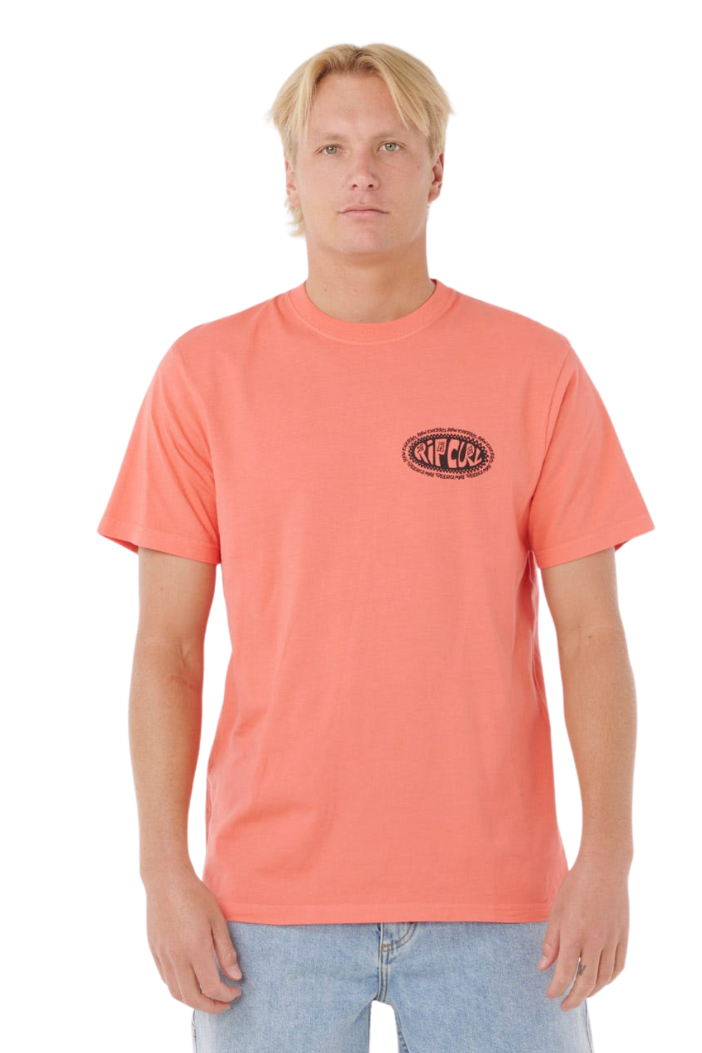 Rip Curl Raw Energy De Oval T-Shirt Rose Sky