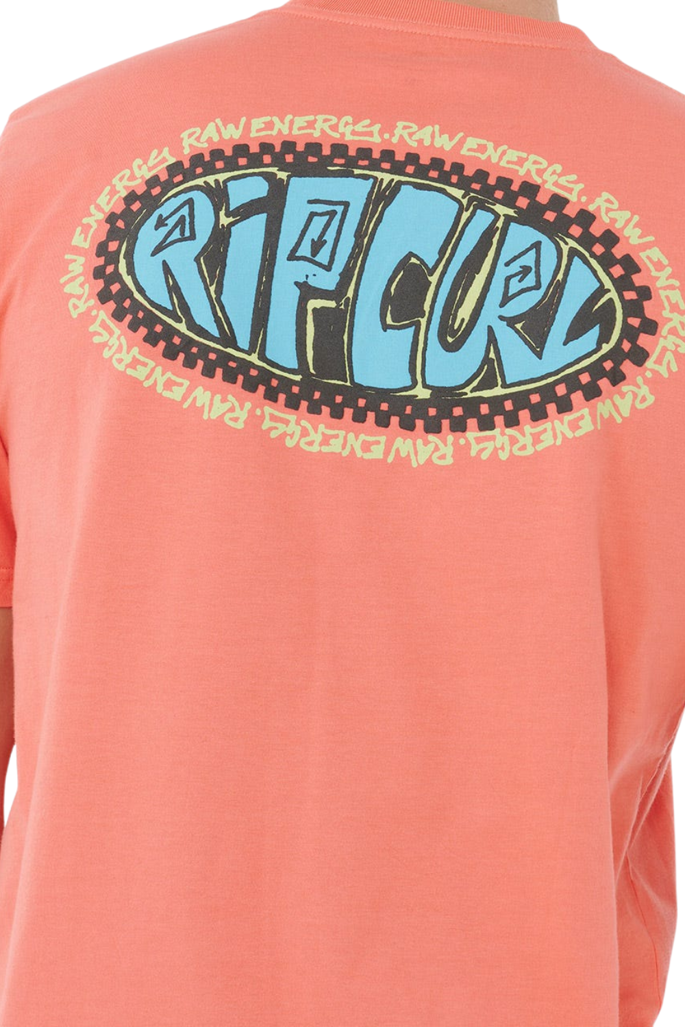 Rip Curl Raw Energy De Oval T-Shirt Rose Sky