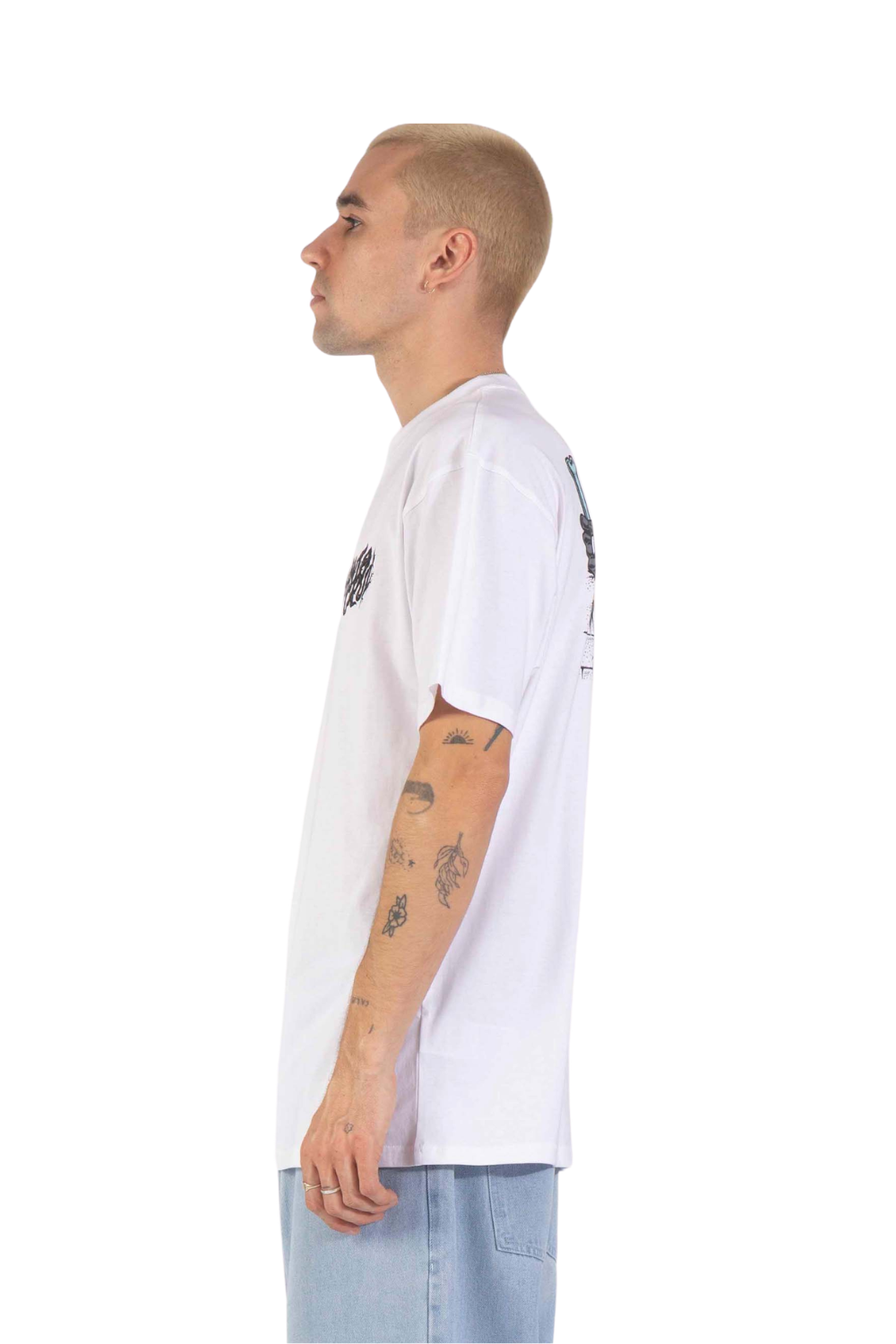 Santa Cruz Rankine Monster Mens T-Shirt White