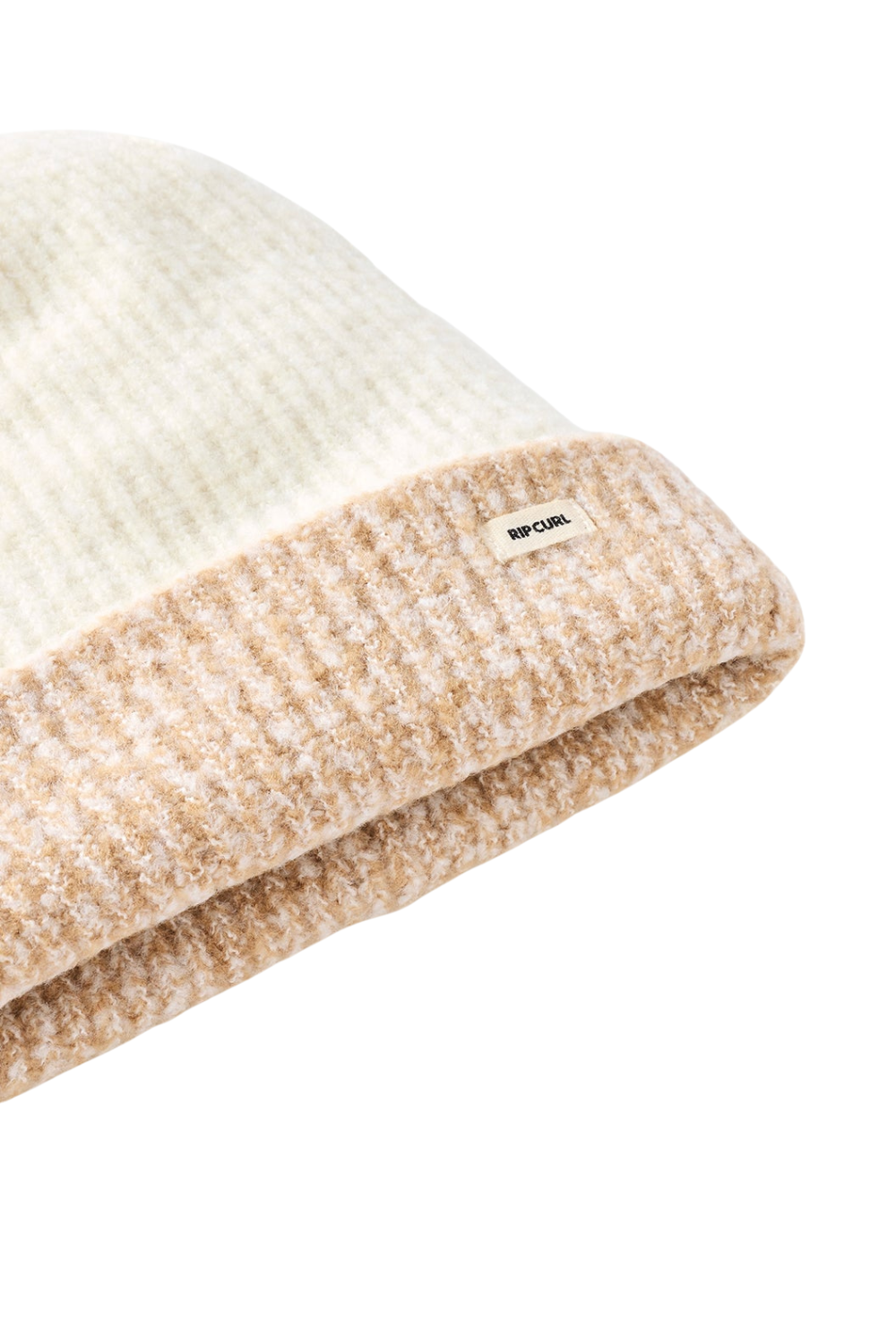 Rip Curl 2 Tone Revo Womens Beanie Off White/Tan