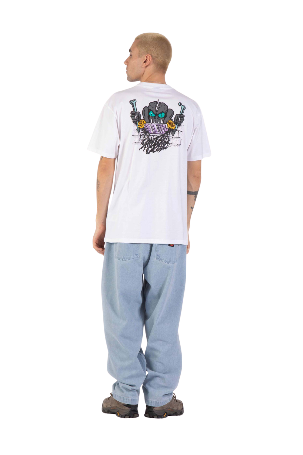 Santa Cruz Rankine Monster Mens T-Shirt White