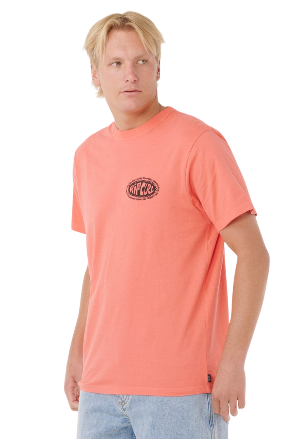 Rip Curl Raw Energy De Oval T-Shirt Rose Sky