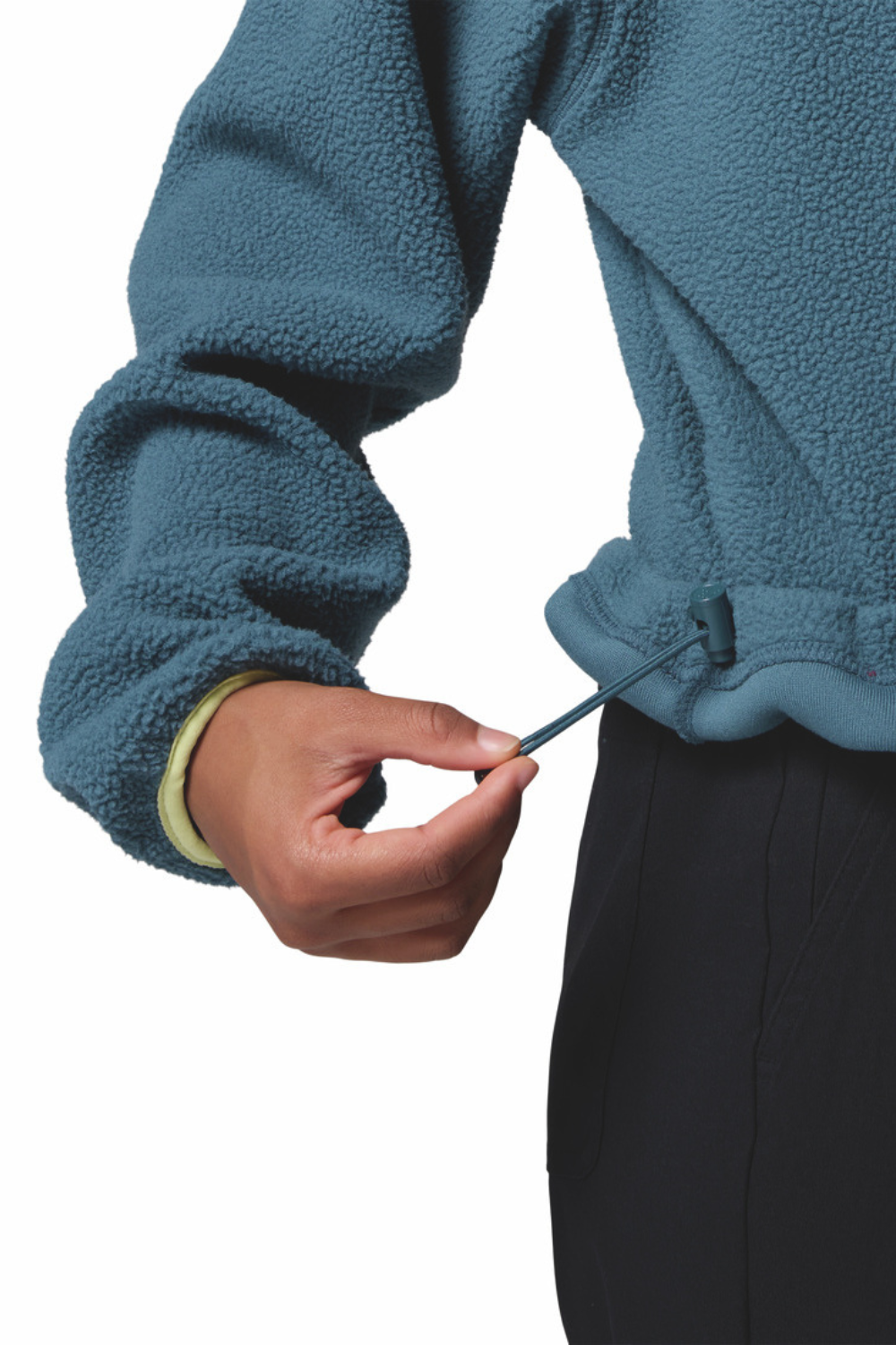 Columbia Helvetia II Cropped Half Snap Fleece Everblue Crushed Blue Citron Haze