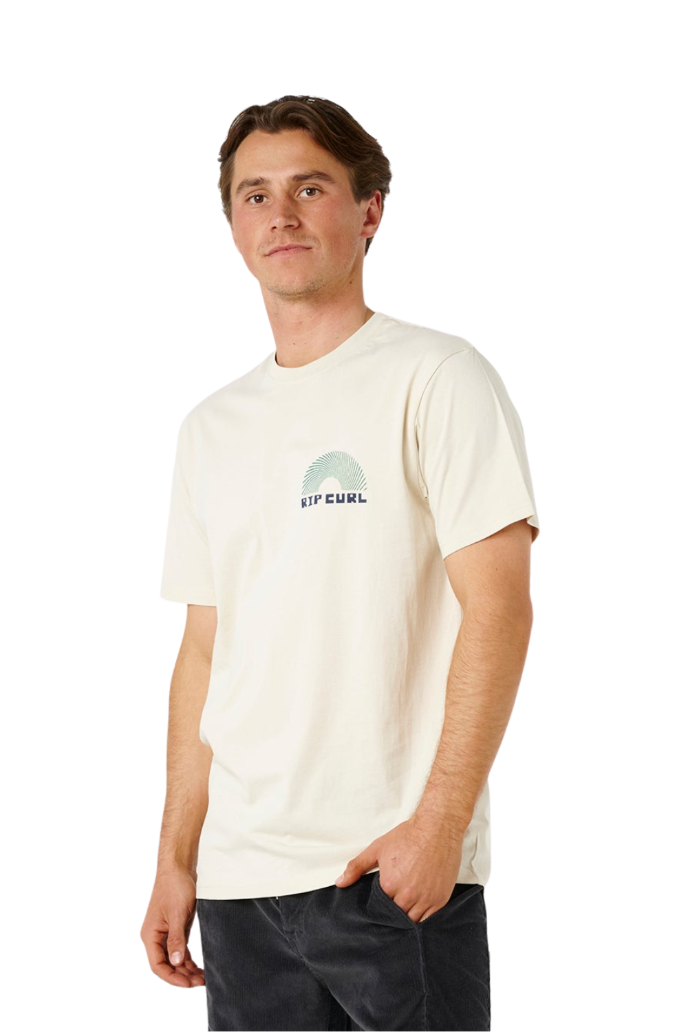 Rip Curl Artist Of The Search Rising Mens T-Shirt Vintage White