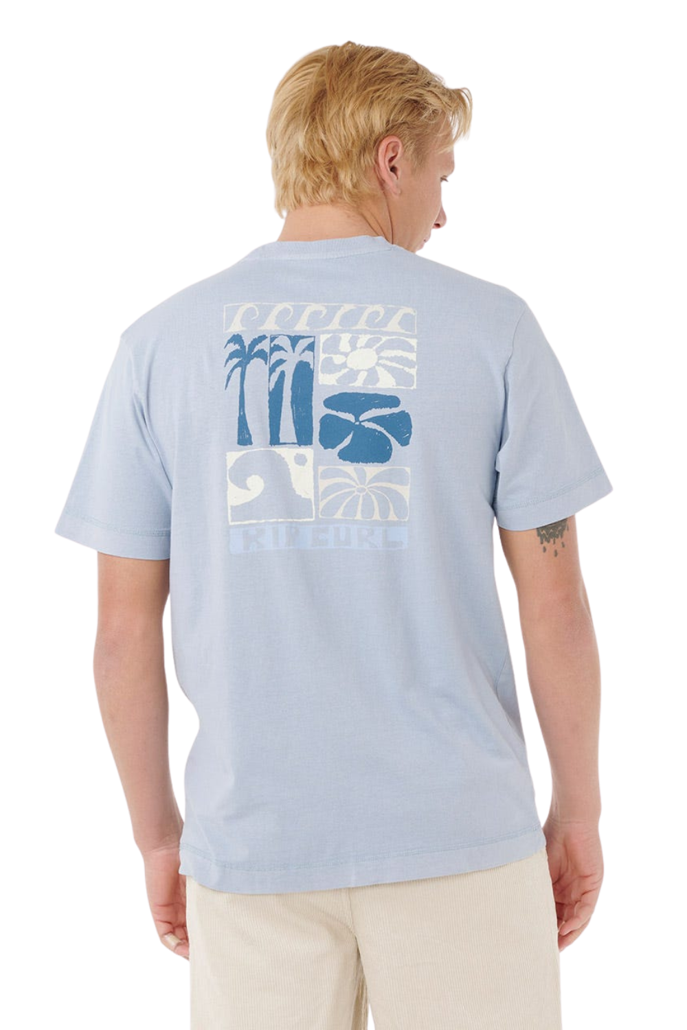 Rip Curl Artist Of The Search Ty Williams Coastline T-Shirt Spray Blue