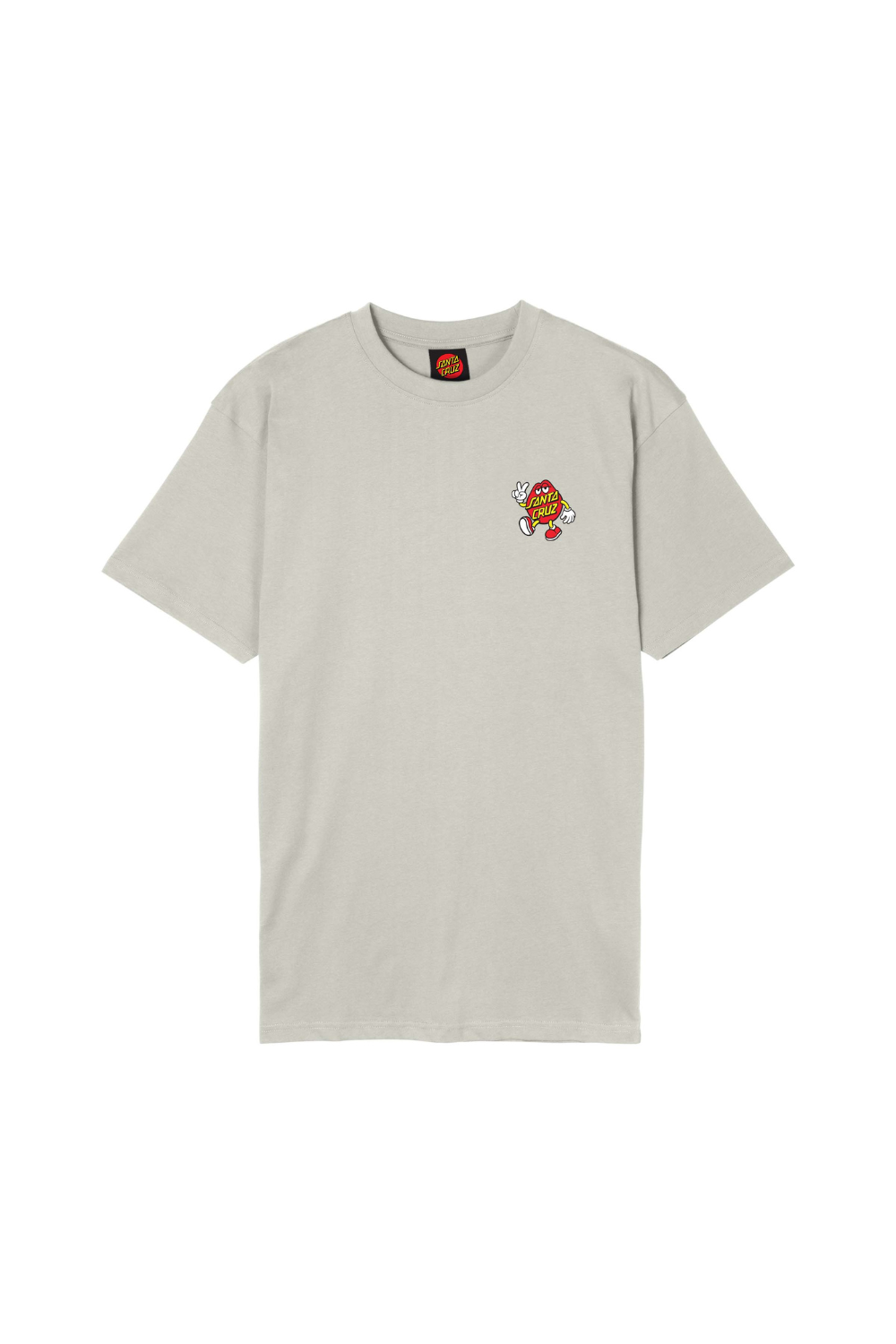 Santa Cruz Dot Dudes Mens T-Shirt Warm Grey