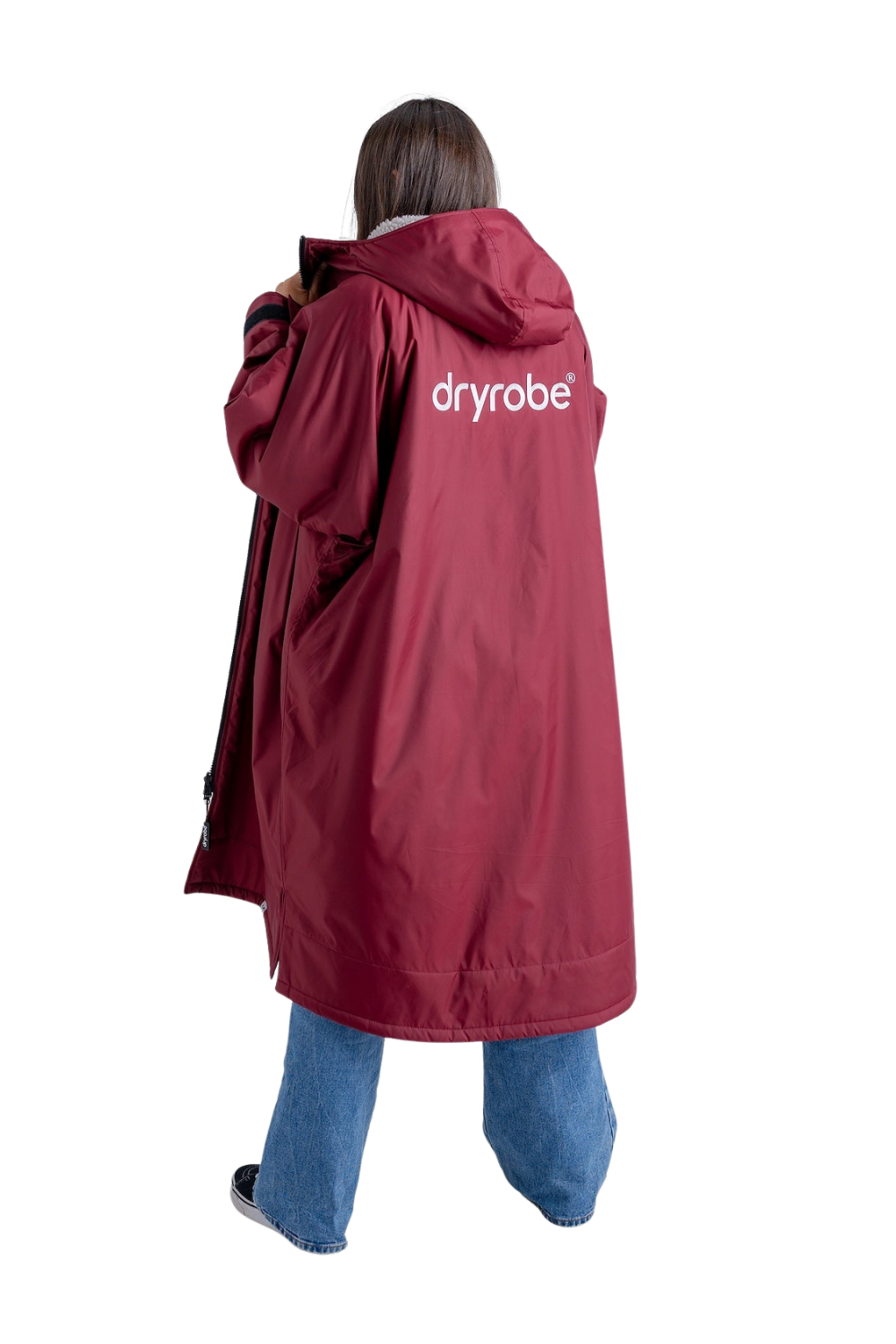 Dryrobe Advance Long Sleeve Burgundy / Grey