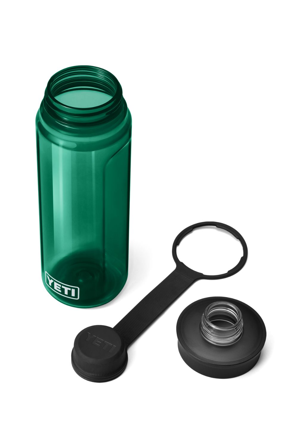 Yeti Yonder 25 Oz Water Bottle With Tether Cap Black Forest Green