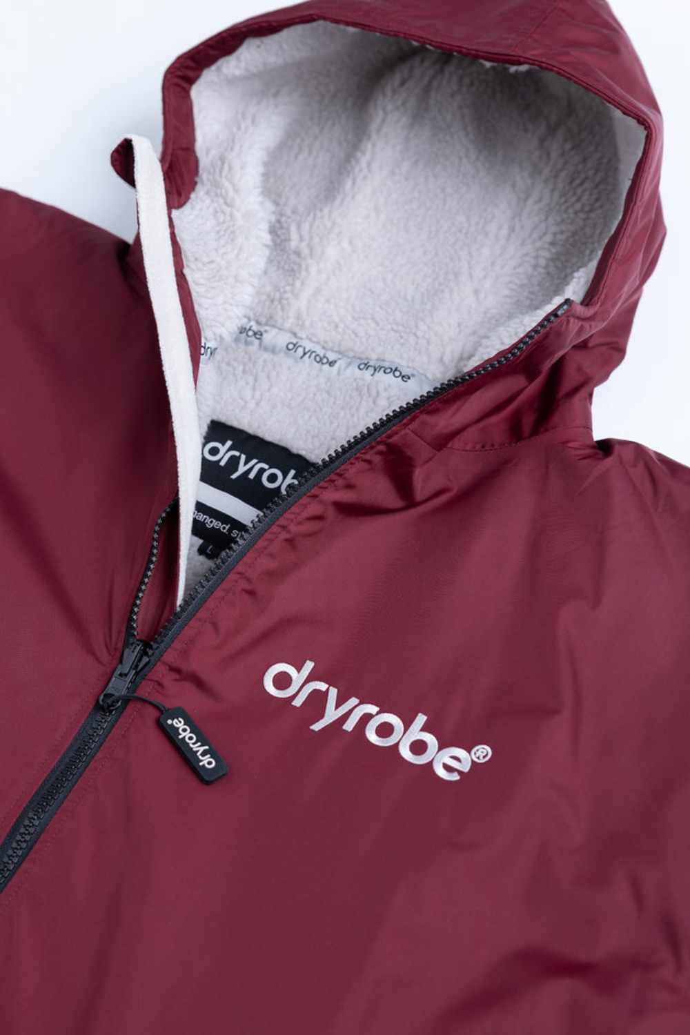 Dryrobe Advance Long Sleeve Burgundy / Grey