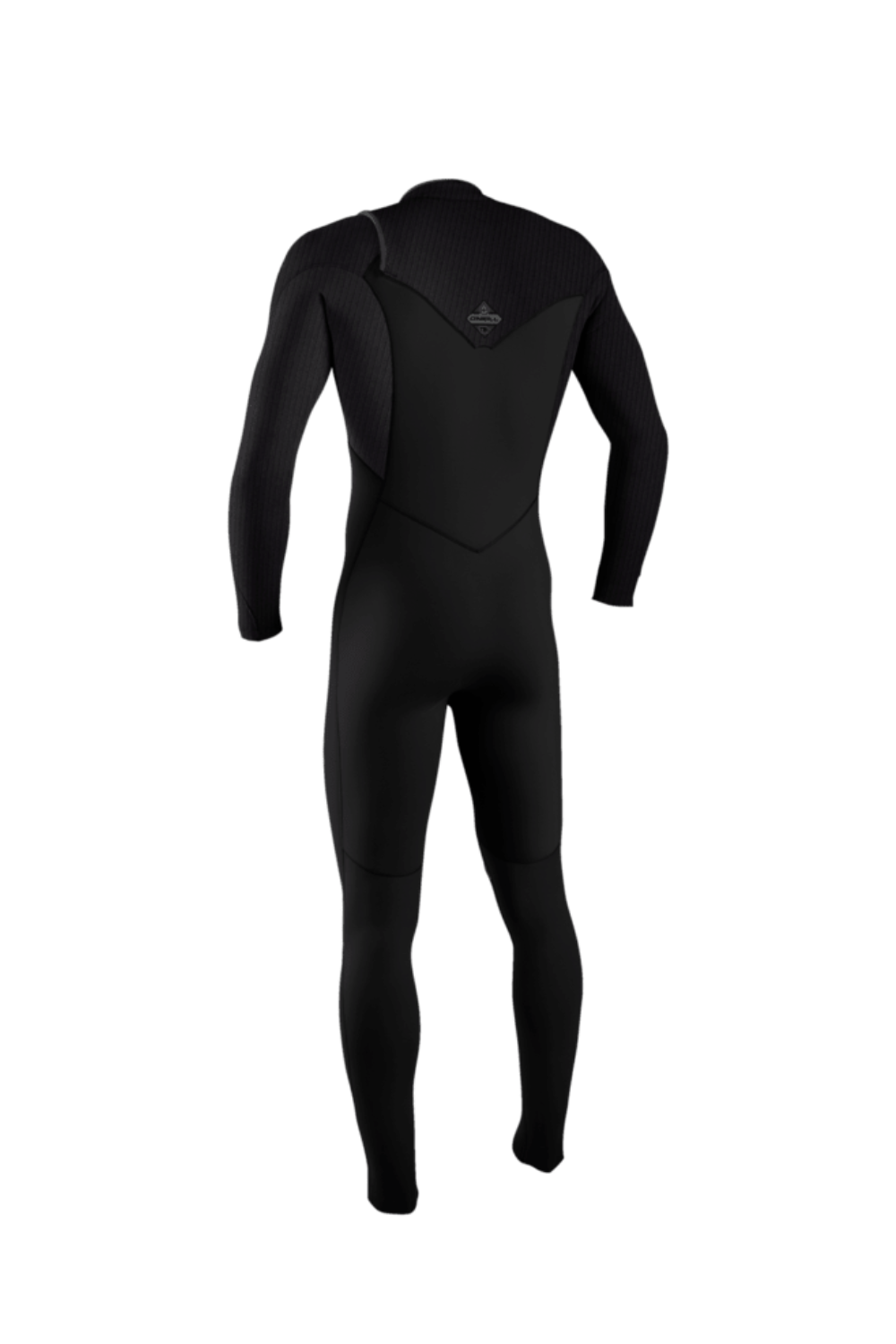 O'Neill Mens Hyperfreak 4/3+ Chest Zip Wetsuit Black Tempered Steel