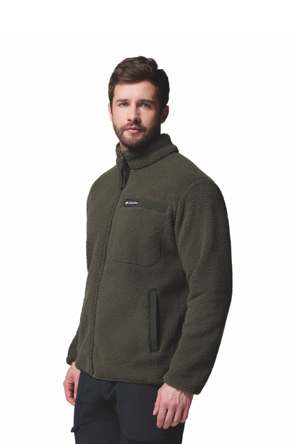 Columbia Rugged Ridge III Full Zip Sherpa Fleece Greenscape