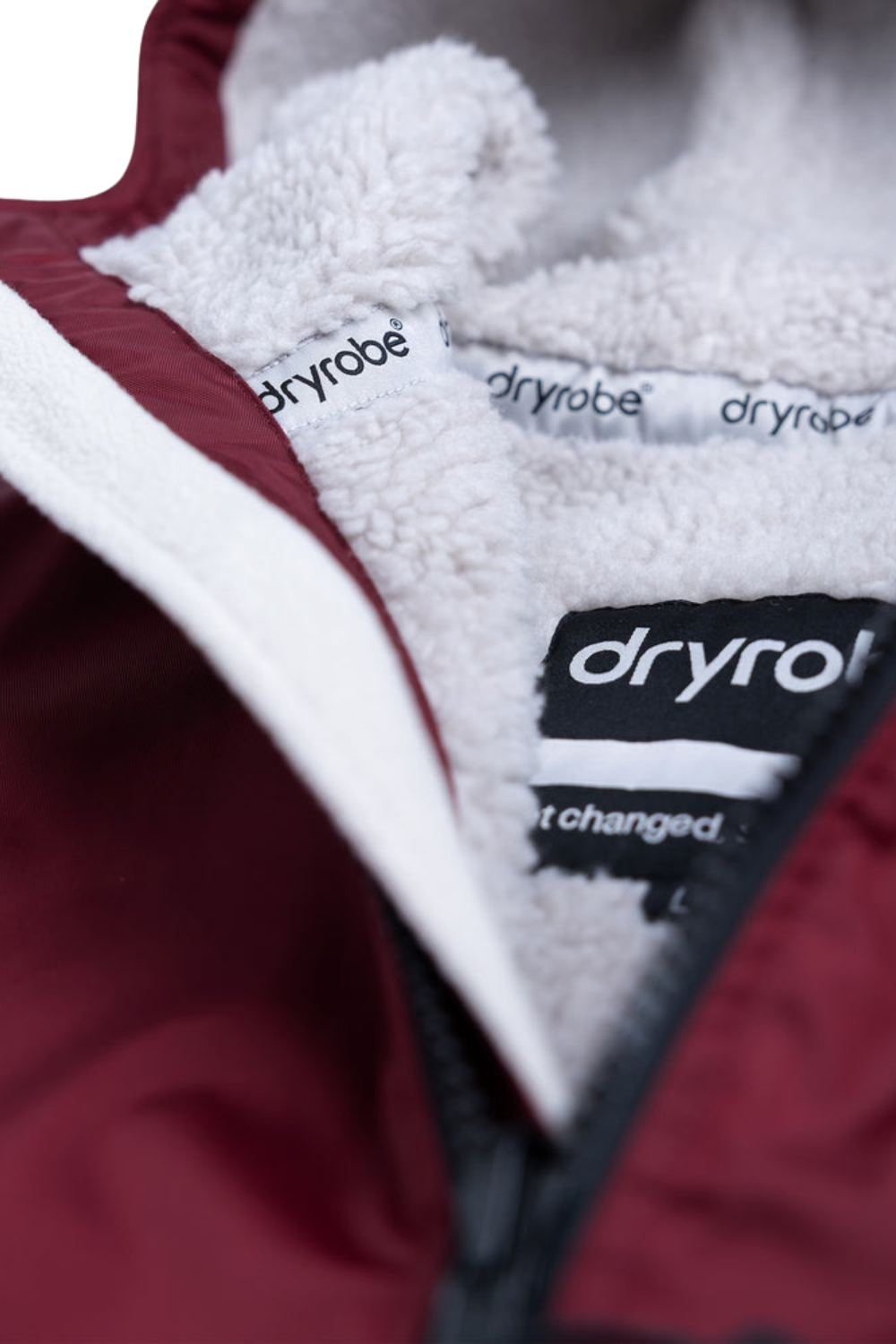 Dryrobe Advance Long Sleeve Burgundy / Grey
