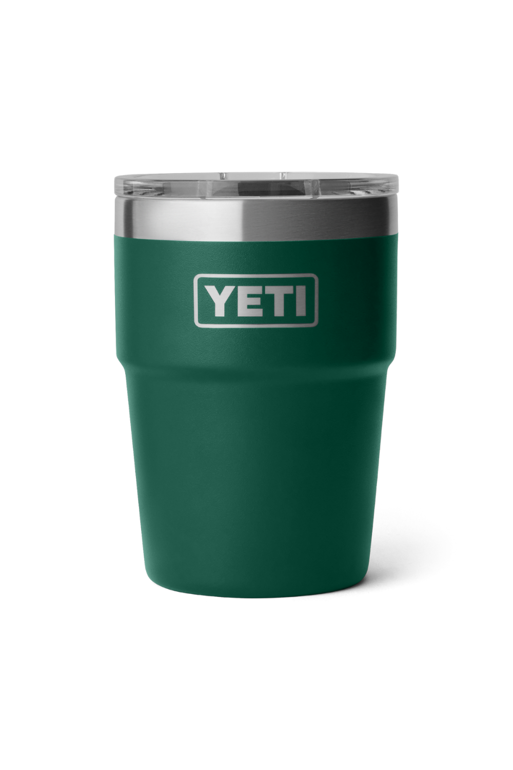 Yeti Rambler 16 Oz Stackable Cup Black Forest Green