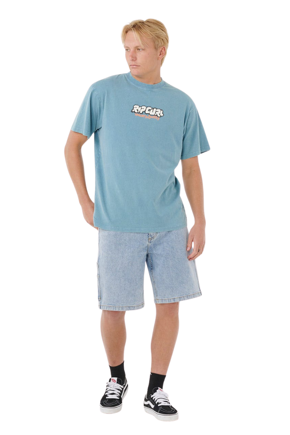 Rip Curl Raw Energy Bubble T-Shirt Storm Blue