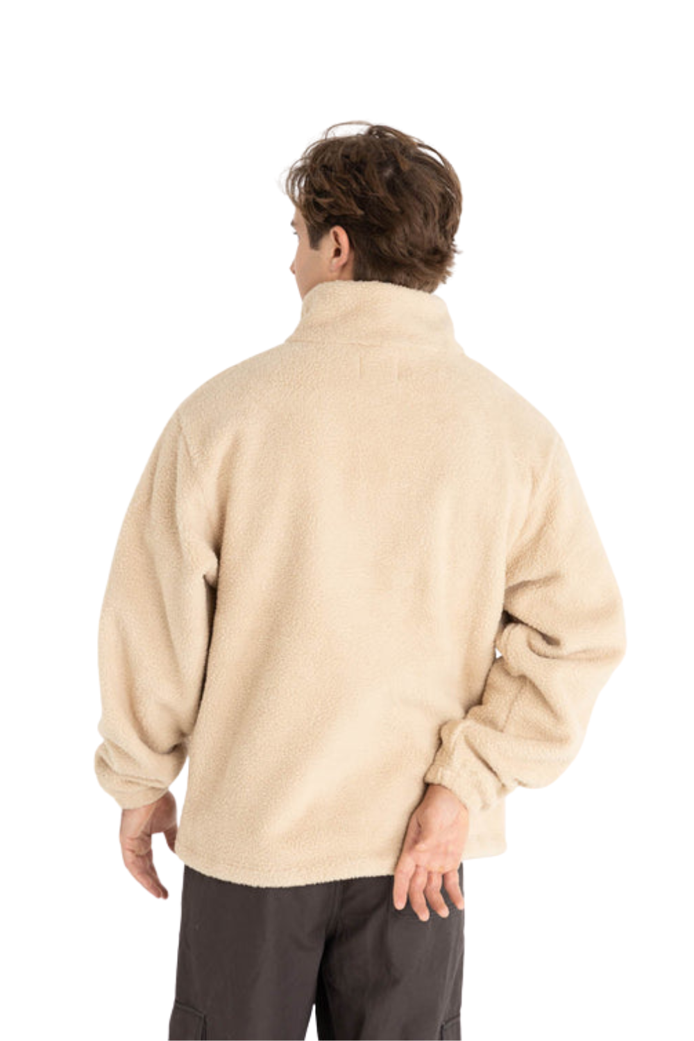 Rhythm Dusty Quarter Zip Fleece Natural