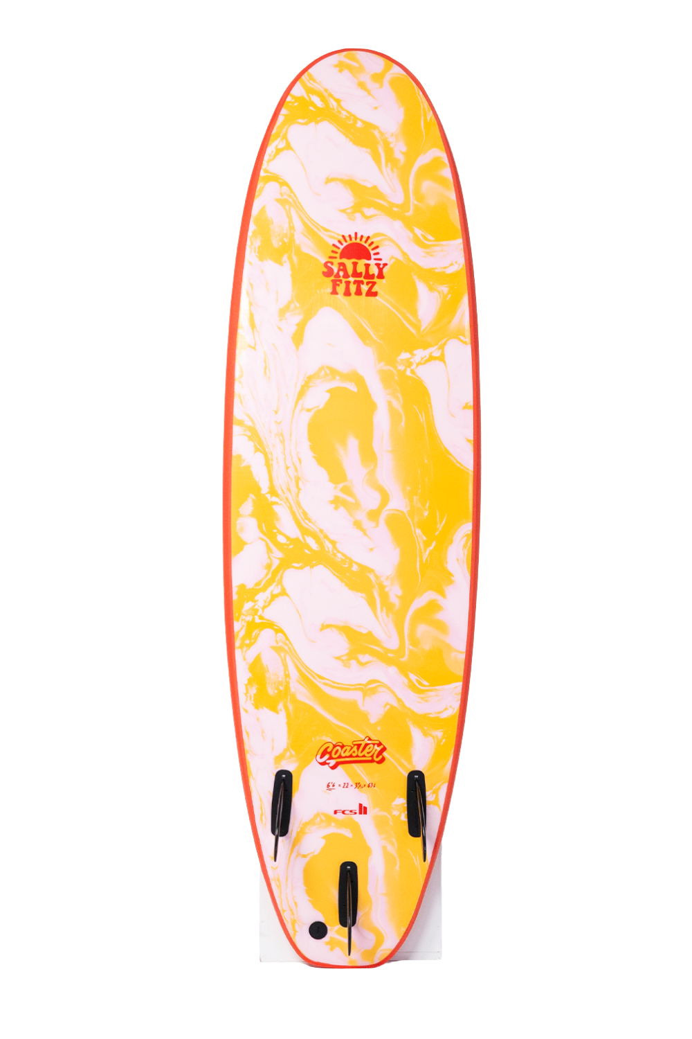 Softech Sally Fitz Coaster Softboard Surfboard Orange/Yellow