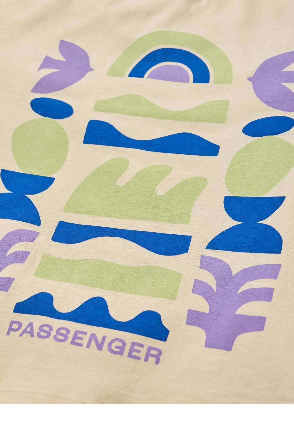 Passenger Papercut Recycled Cotton Vest Birch