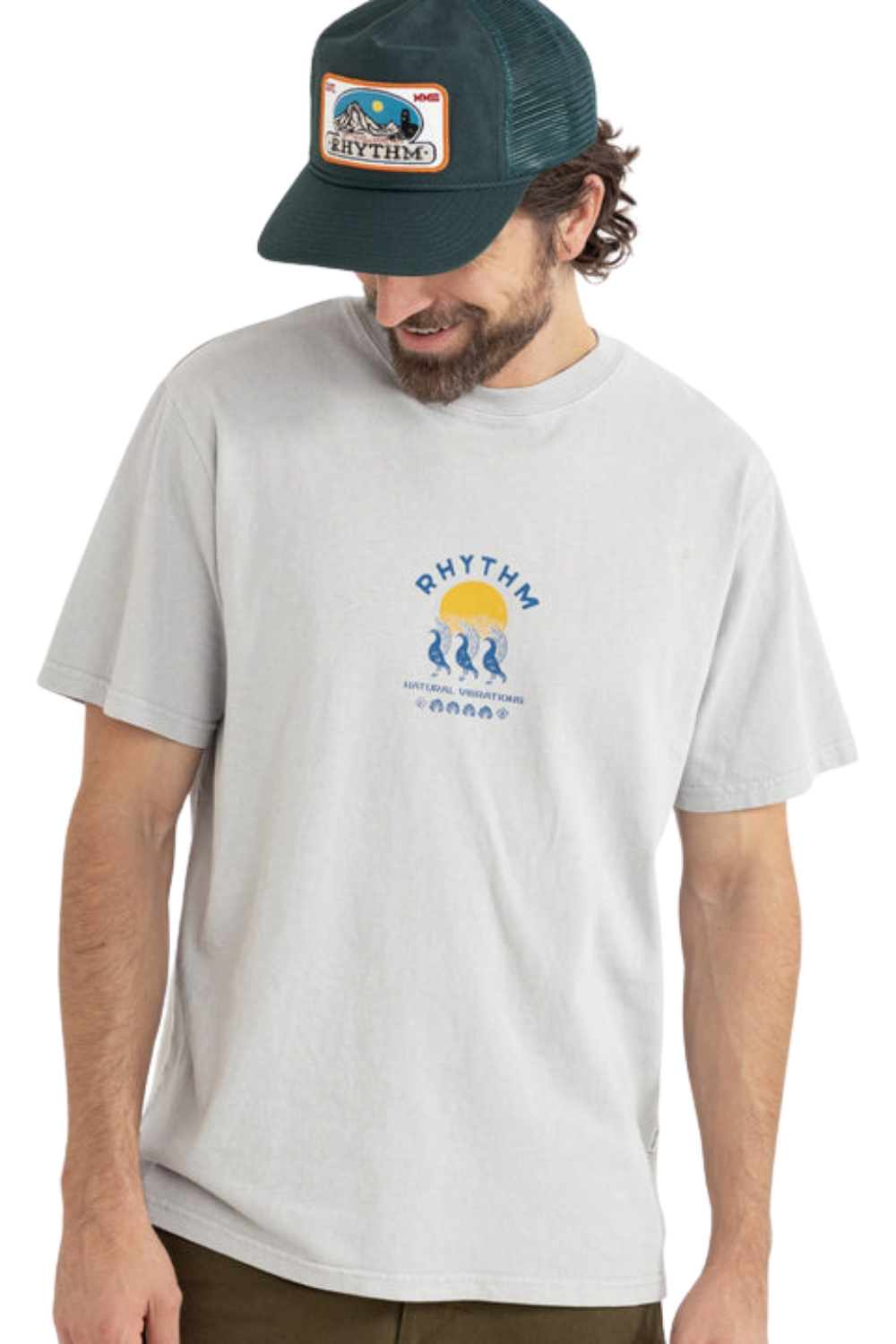 Rhythm Natural Vibration Vintage Short Sleeve T-Shirt Stone