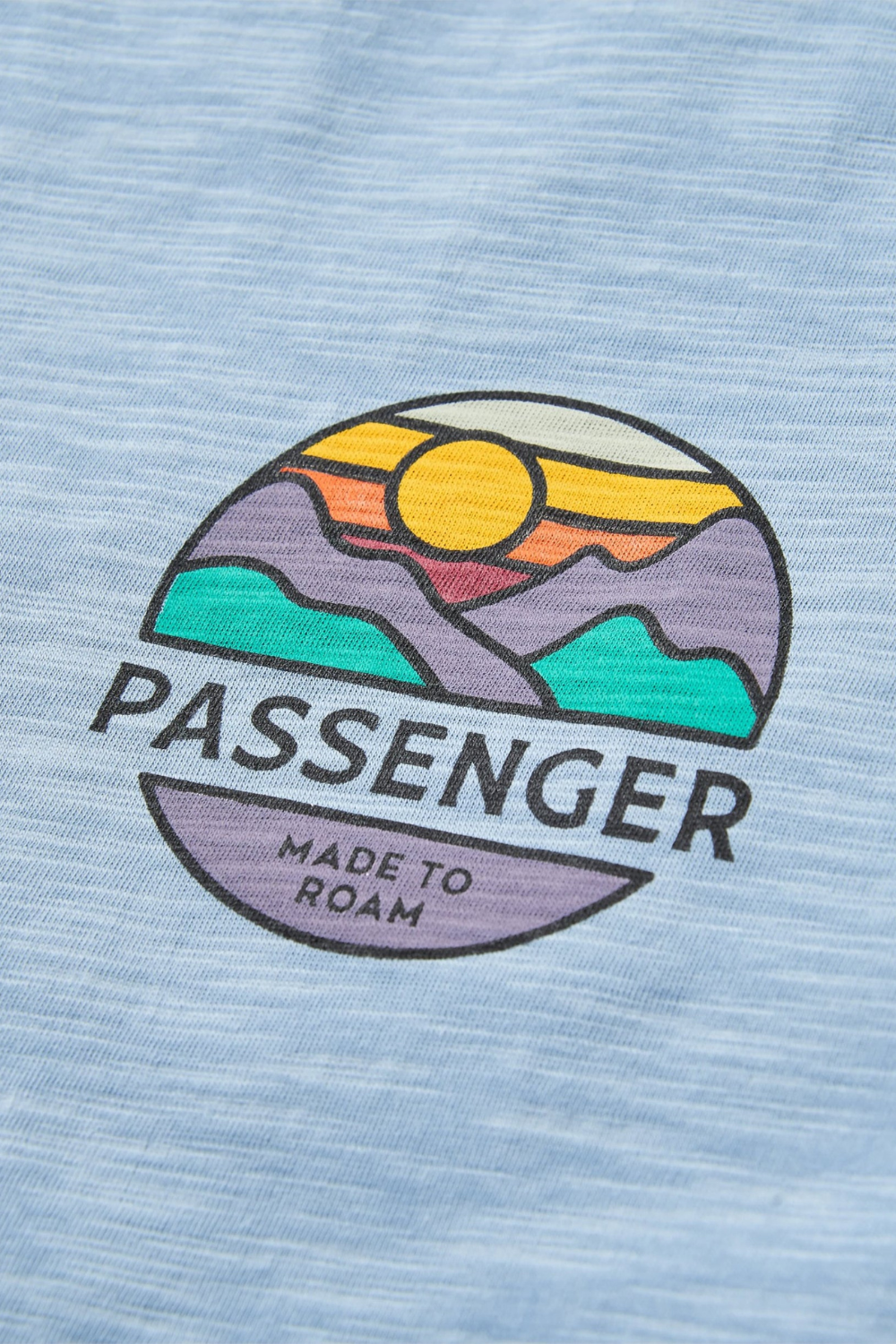 Passenger Laidback Recycled Cotton T-Shirt Faded Denim