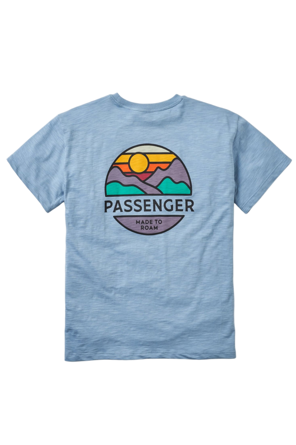 Passenger Laidback Recycled Cotton T-Shirt Faded Denim