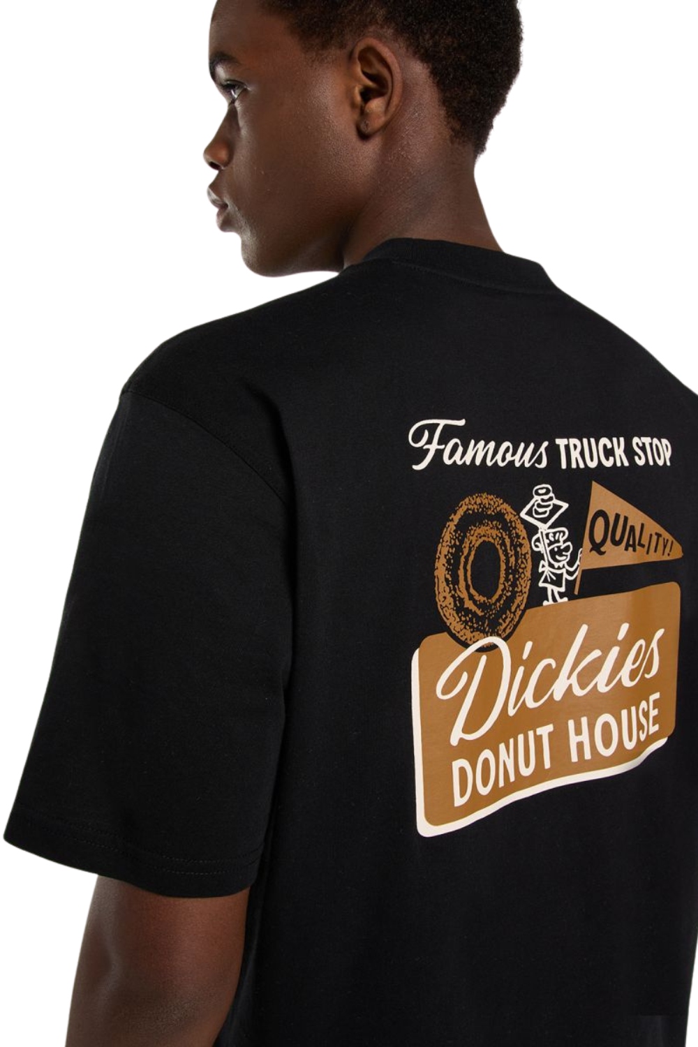 Dickies Donut House Light Weight Short Sleeve T-Shirt Black