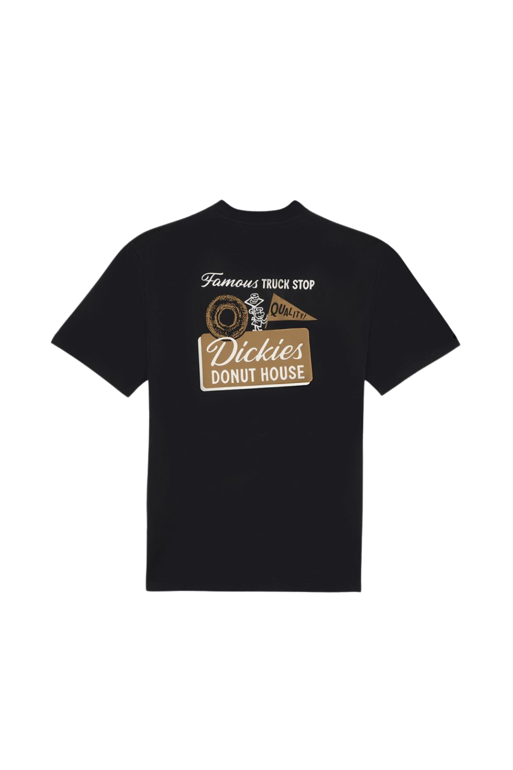 Dickies Donut House Light Weight Short Sleeve T-Shirt Black