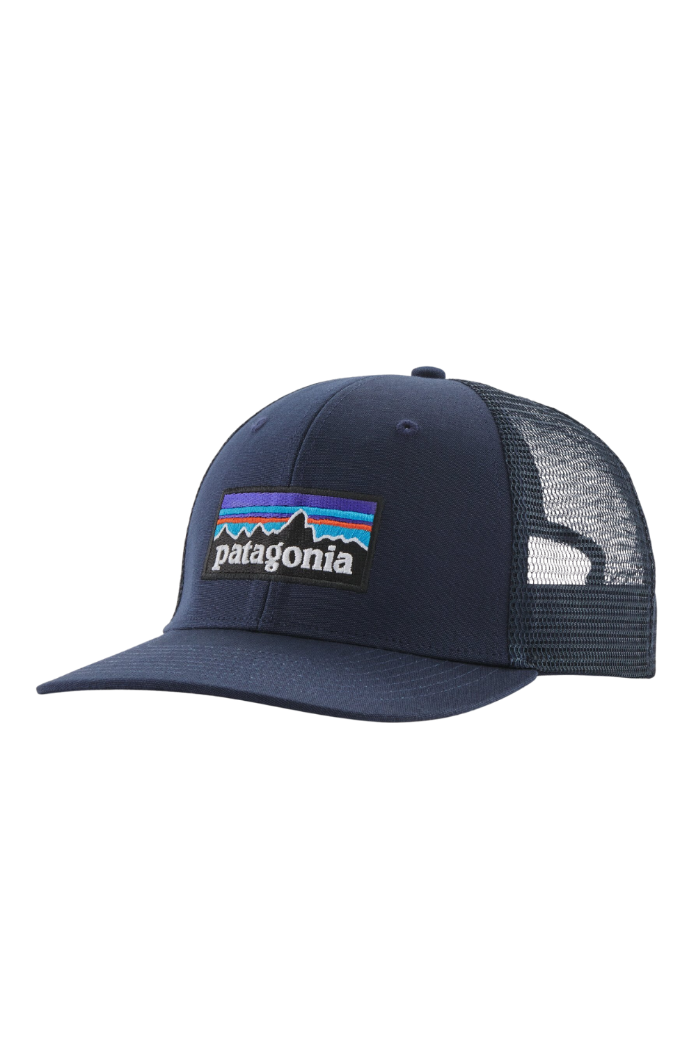 Patagonia P-6 Logo Trucker Hat New Navy