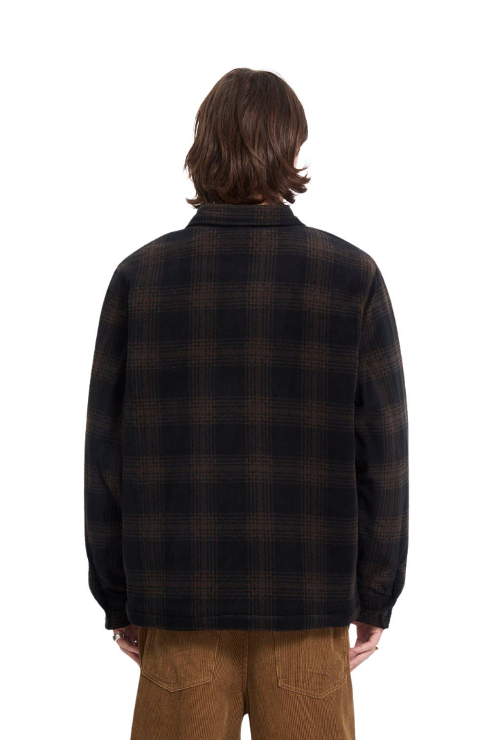 Volcom Bowered II Mens Fleece Shirt Cacao