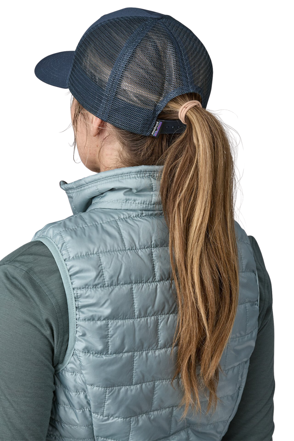 Patagonia P-6 Logo Trucker Hat New Navy