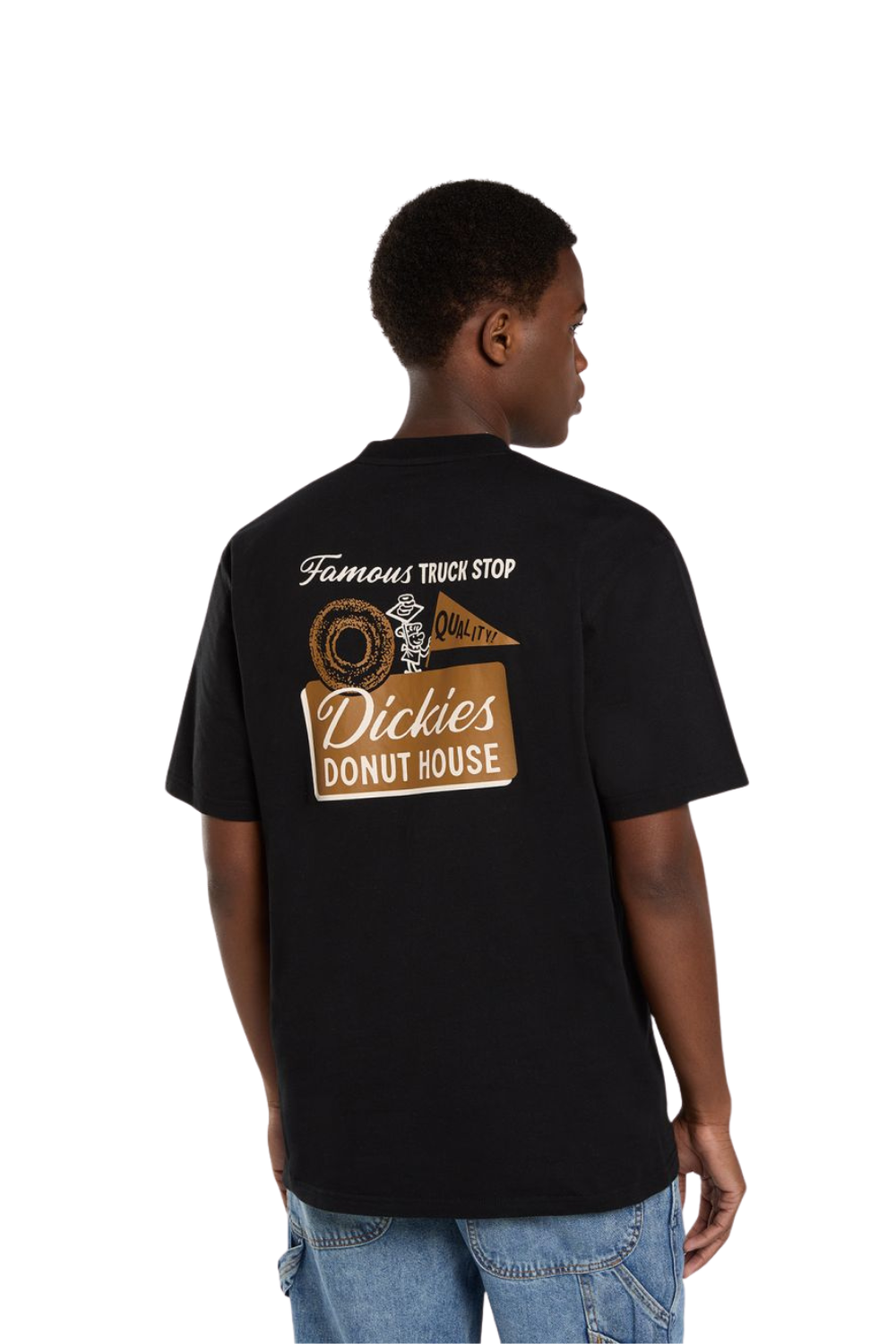 Dickies Donut House Light Weight Short Sleeve T-Shirt Black