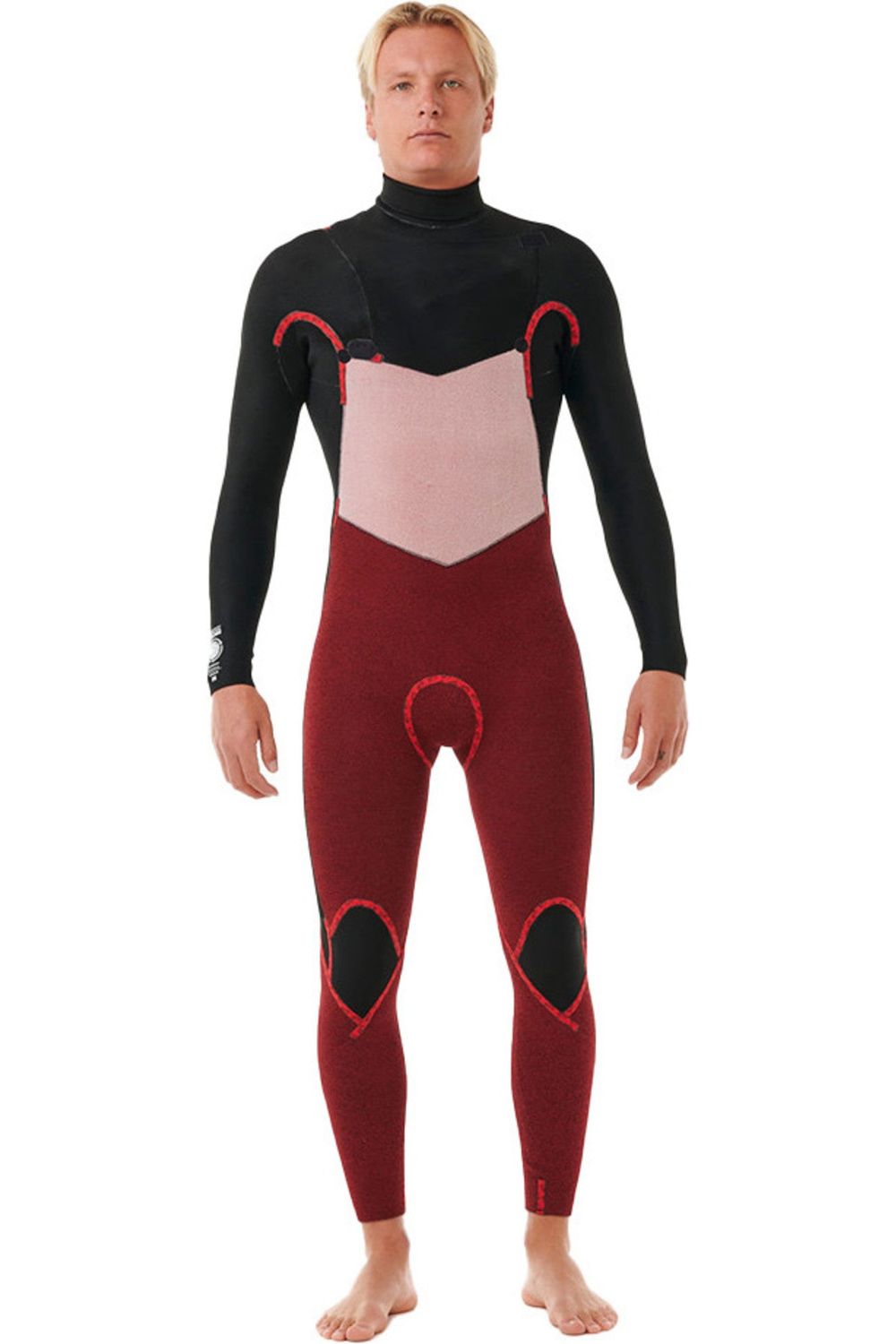 Rip Curl Dawn Patrol Chest Zip 5/3 Gb Steamer Wetsuit Black