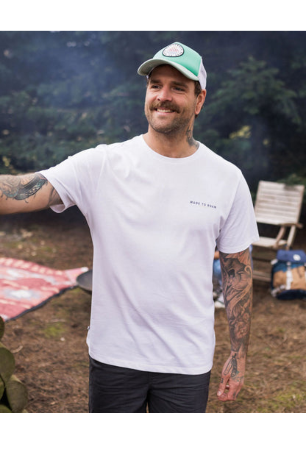 Passenger Open Road Recycled Cotton T-Shirt White