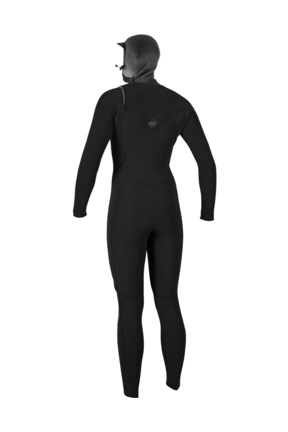 O'Neill Womens Hyperfreak Wetsuit 5/4+ Chest Zip with Hood In Black