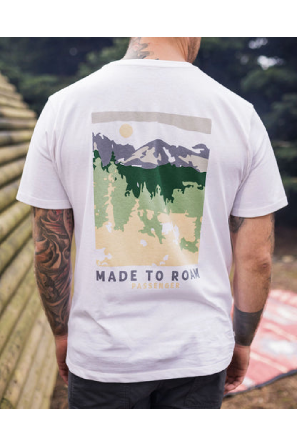 Passenger Open Road Recycled Cotton T-Shirt White