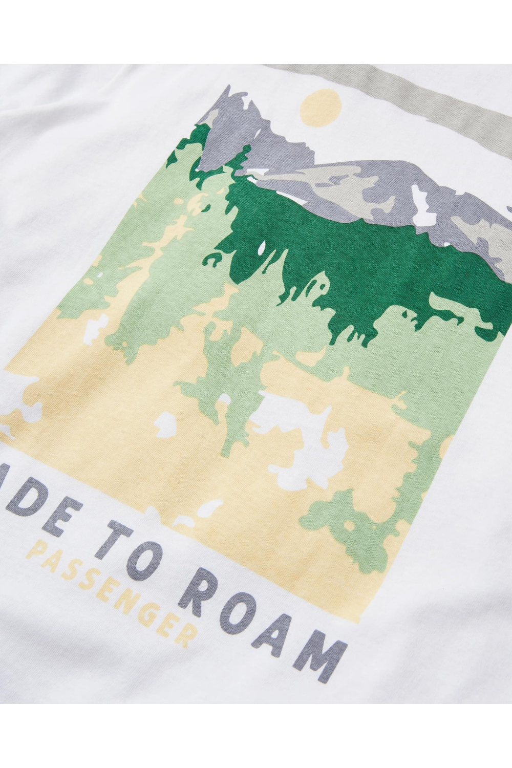 Passenger Open Road Recycled Cotton T-Shirt White