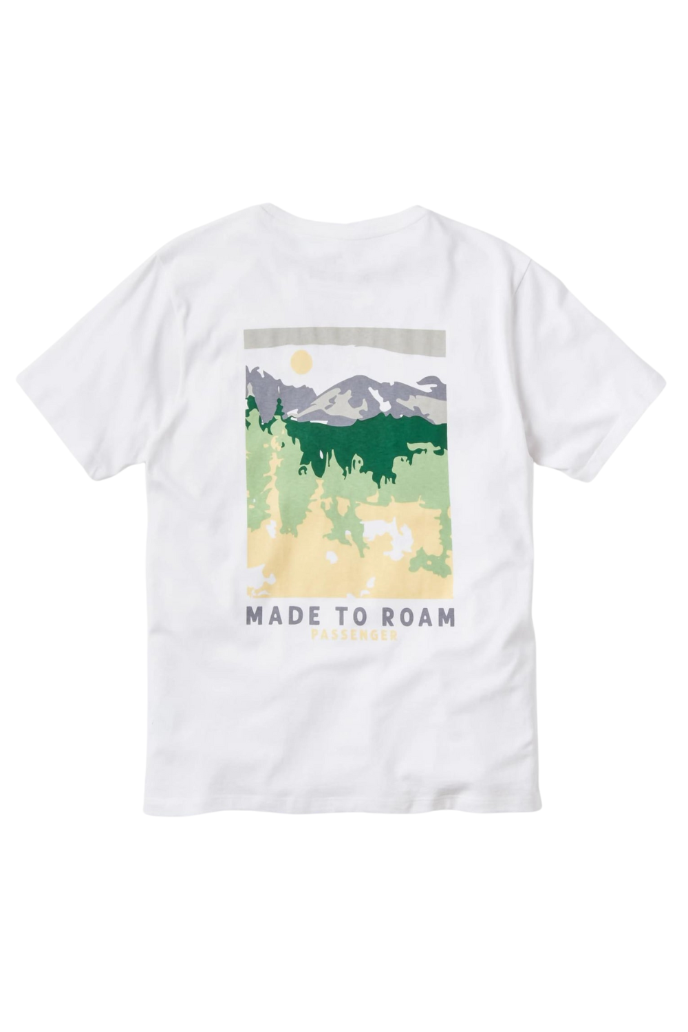 Passenger Open Road Recycled Cotton T-Shirt White