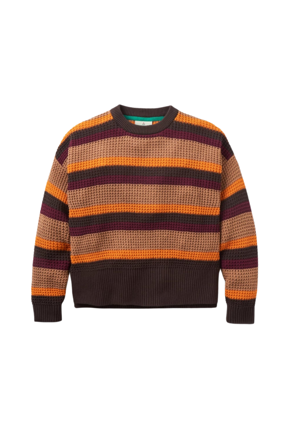 Passenger Reflection Stripey Jumper Toffee Brown Multi Stripe