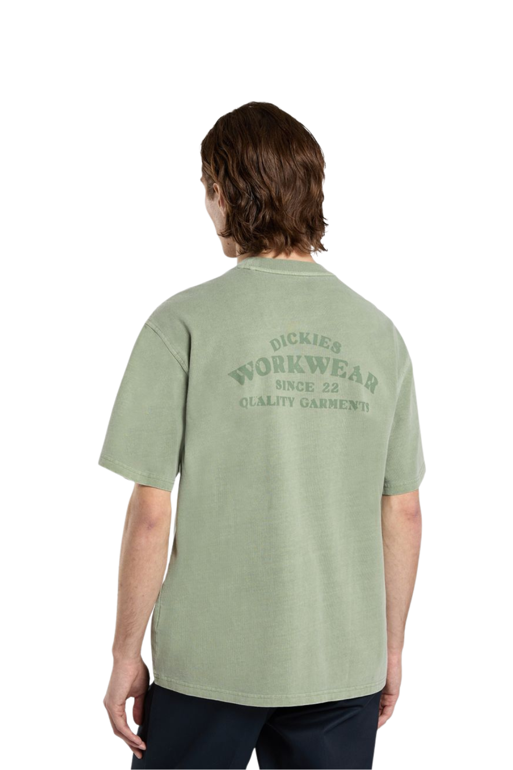 Dickies Christiana Garment Dye Short Sleeve T-Shirt Olive Green